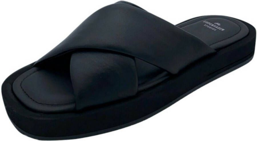 COPENHAGEN STUDIOS Slippers Dames Cph766 Maat: 36 Materiaal: Leer Kleur: Zwart - Foto 3