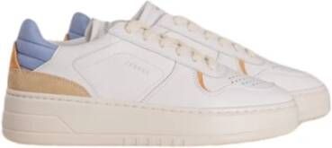 Copenhagen Studios Wit Lichtblauw Leren Mix Sneaker Multicolor Dames