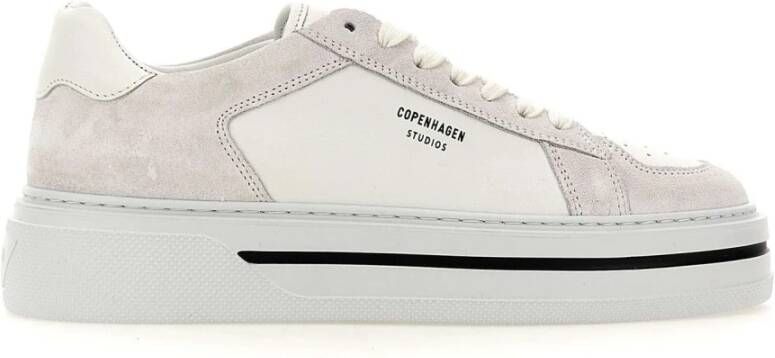 Copenhagen Shoes Cph181 Witte Sneaker Sportieve Silhouet Geborduurde Details Wit Dames - Foto 5