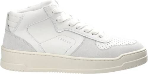 Copenhagen Studios Witte Sneaker met Vetersluiting White Dames