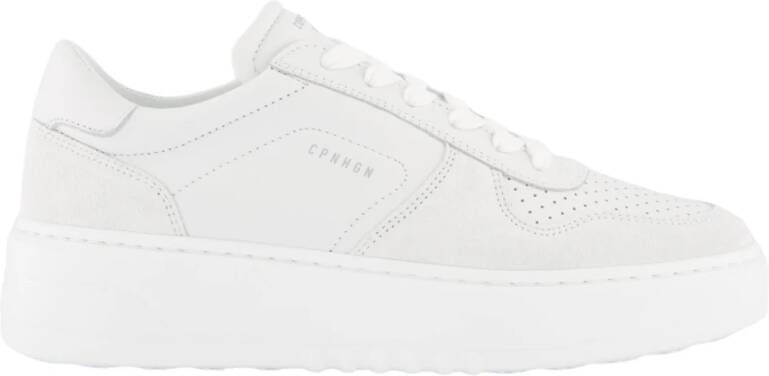 COPENHAGEN STUDIOS Lage Sneakers Dames Cph77 Leer Wit
