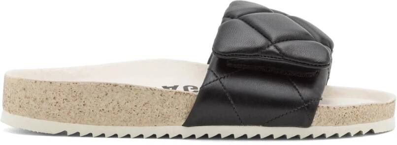 Copenhagen Studios Zwarte Gewatteerde Slide Sandalen Black Dames - Foto 3
