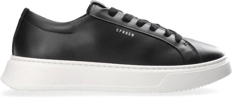 Copenhagen Shoes Minimalistische Lage Sneakers Black Heren