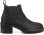 Copenhagen Studios Zwarte Nubuck Leren Enkellaarsjes - Thumbnail 1