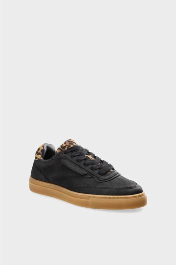 Copenhagen Studios Zwart Leo Leren Sneakers