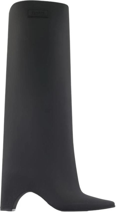 Coperni Zwarte Gesloten Rubberen Bruglaarzen Black Dames