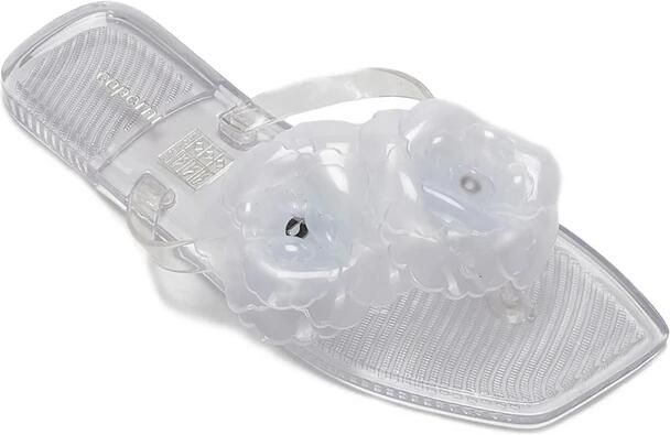 Coperni Silicone Flower Flat Sandals
