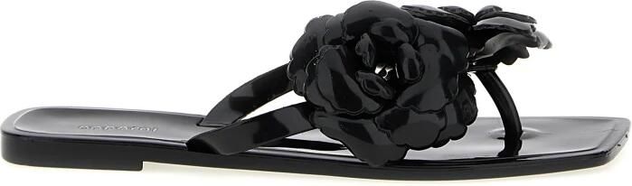 Coperni Silicone Flower Flat Sandals