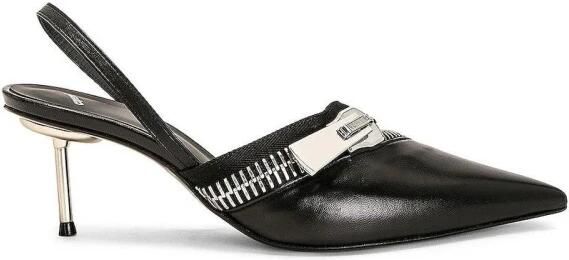 Coperni Slingback Pumps met Puntige Neus en Ritsdetail