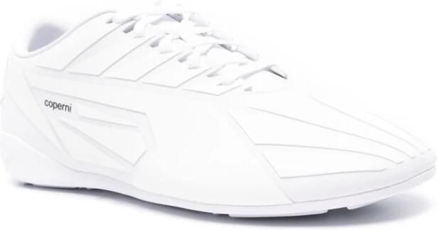 Coperni Witte Sneakers Amandelvormige Neus Vetersluiting White Dames - Foto 3
