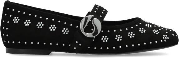 Coperni Suède Ballerina's met Appliqués