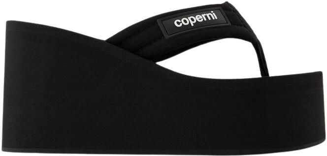 Coperni Zwarte Sleehak Sandalen Instapmodel