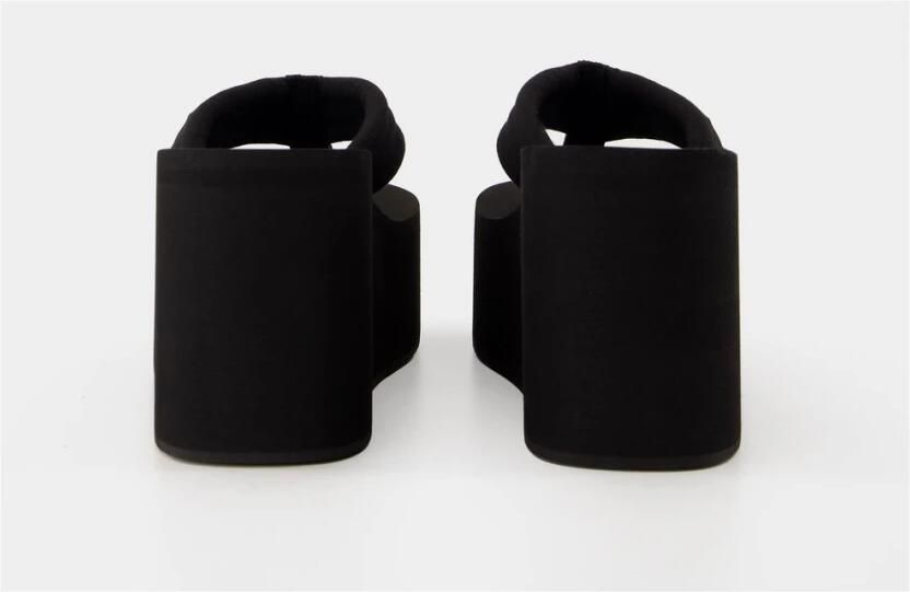 Coperni Zwarte Sleehak Sandalen Instapmodel