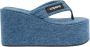 Coperni Denim Sleehak Sandaal Blue Dames - Thumbnail 1