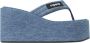 Coperni Denim Sleehak Sandaal Blue Dames - Thumbnail 1