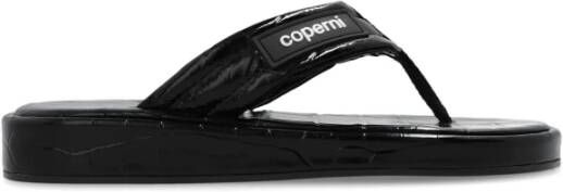Coperni Flip-flops met logo Black Dames