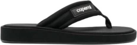 Coperni Logo Slip-On Sandalen Black Dames