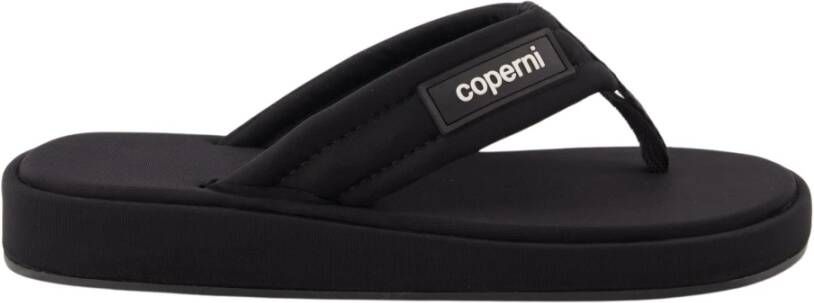 Coperni Logo Slip-On Sandalen Black Dames