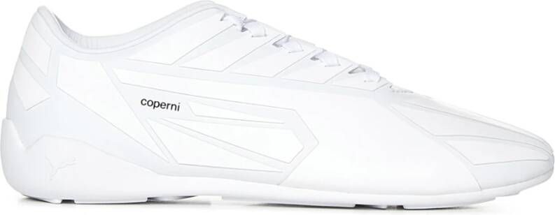 Coperni Witte Sneakers Amandelvormige Neus Vetersluiting White Dames