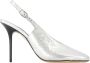 Coperni Hoge hakken Foil Ufo Heel Pumps Leather Silver in zilver - Thumbnail 1