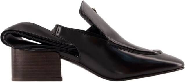 Coperni Boots Sling Back Loafers Leather Black in zwart