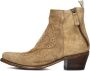 CORDWAINER Enkellaarsjes Dames 43515 Maat: 38 Materiaal: Suède Kleur: Cognac - Thumbnail 2