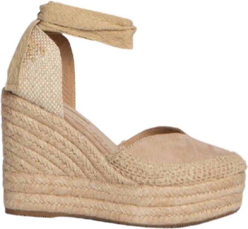 Corina Platte Sandalen Beige Dames