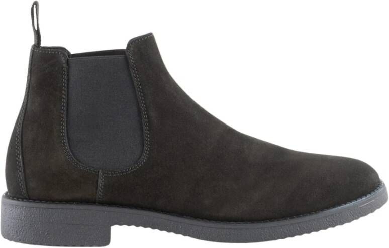 Corsinelabedoli Suede Chelsea Enkellaarzen Black Heren