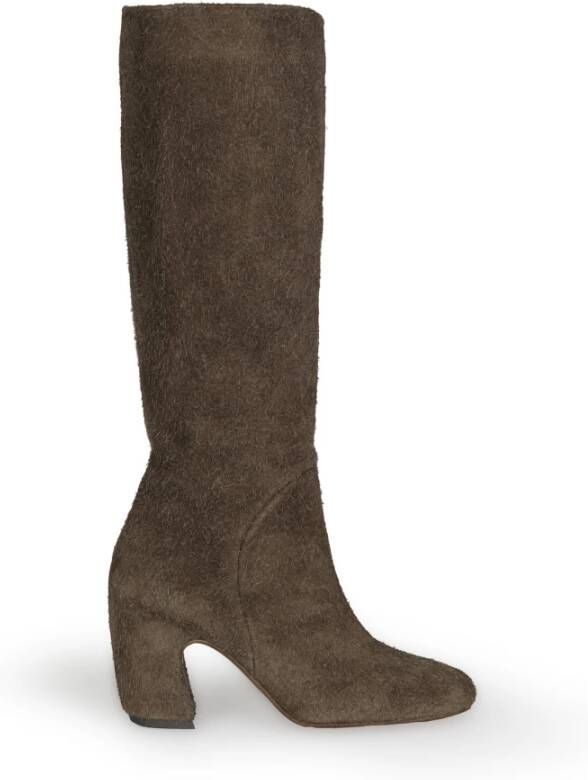 Cortana Kniehoge geborstelde suède laars Black Dames