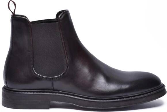 Corvari Beatles Stijl Leren Enkellaars