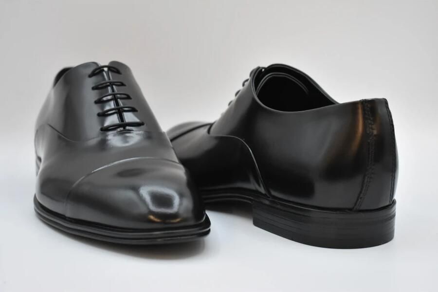 Corvari Zwarte Veterschoenen voor Mannen - Foto 2