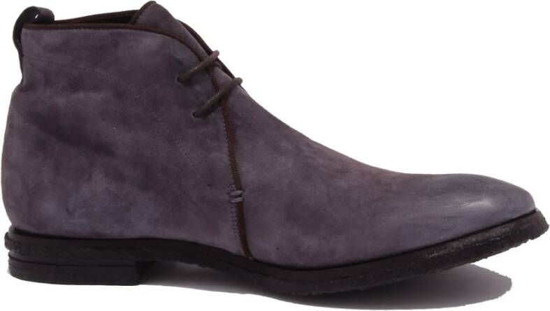 Corvari Grijze Suède Schoenen Sfumato Blended