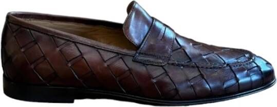 Corvari Leren Loafer Schoenen Brown Heren