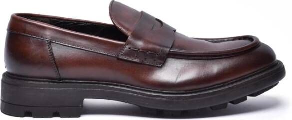 Corvari Leren Mocassin met Rubberen Zool