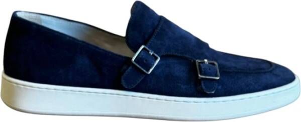 Corvari Leren Schoenen Blue Heren