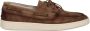 Corvari Suede Boat Loafers Ss24 Ronde Neus Brown Heren - Thumbnail 1