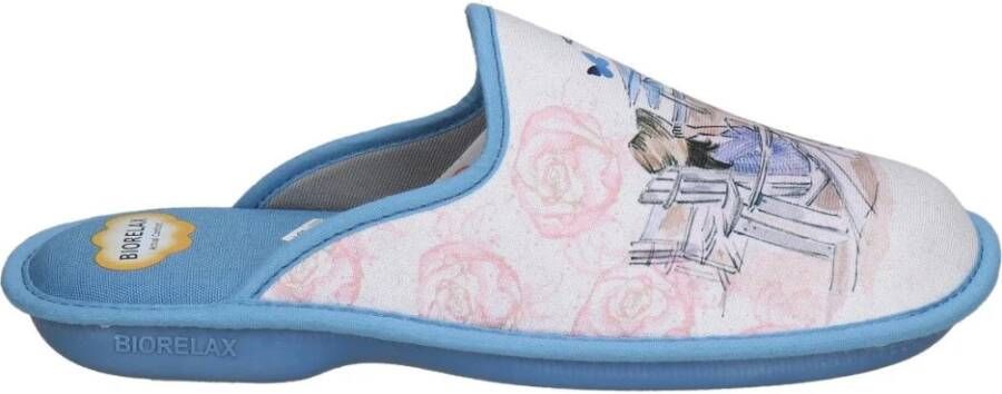 Cosdam Elegante Pantoffels Blue Dames