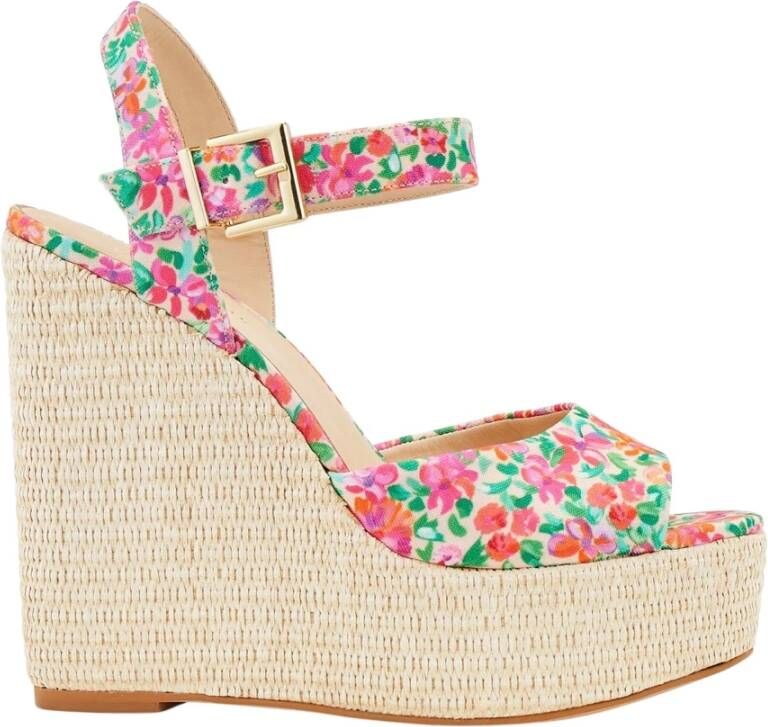 Cosmoparis Bloe print Sleehak Sandaal