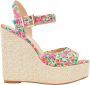 Cosmoparis Bloe print Sleehak Sandaal - Thumbnail 1