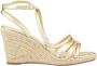 Cosmoparis Bohemian Platine Leren Sandalen - Thumbnail 1