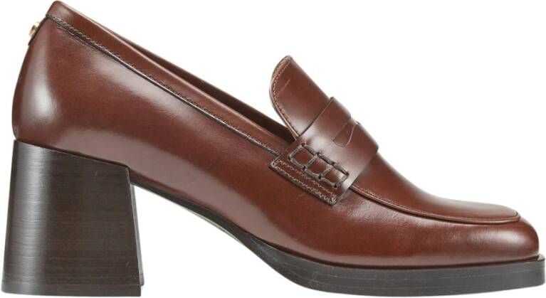 Cosmoparis Bruine leren hakmocassin