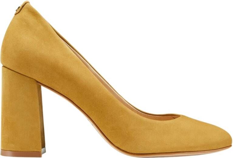 Cosmoparis Chique olijfgroene pump met hak