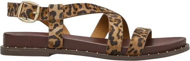 Cosmoparis Luipaardprint Strappy Sandalen
