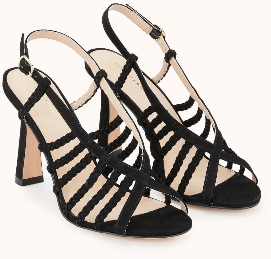 Cosmoparis Metallic Platinum Leren Sandalen