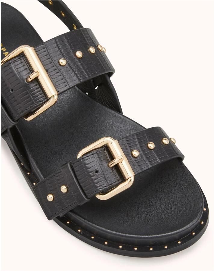 Cosmoparis Neo-rock platte sandaal met multi-gesp ontwerp - Foto 2