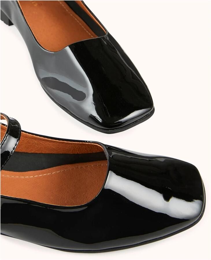 Cosmoparis Retro Leren Ballerina - Foto 2