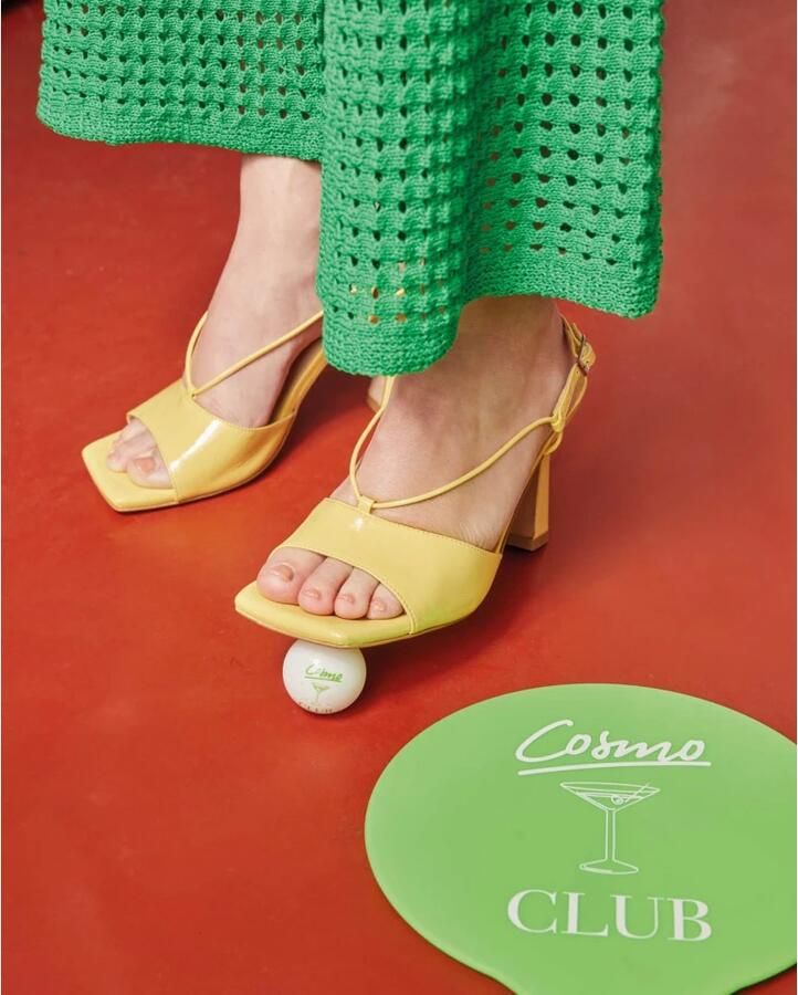 Cosmoparis Sandaal met hak van 9 cm en bandjes