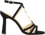 Cosmoparis Elegante Metalen Detail Hak Sandaal - Thumbnail 1
