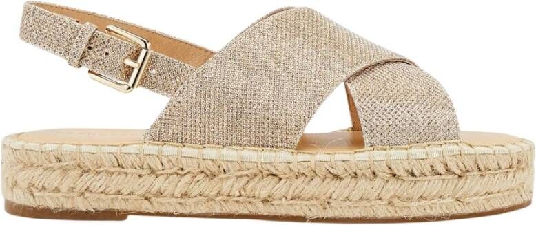 Cosmoparis Gekruiste Band Flatform Sandaal Hirma