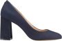 Cosmoparis Klassieke Chic Blauwe Nubuck Hakken - Thumbnail 1